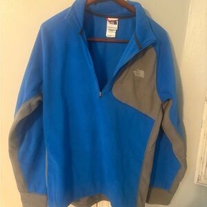 The North Face Blue and Gray Fleece